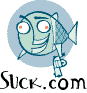 a fish, a barrel, and a smoking gun